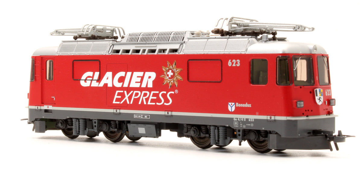 Pre-Owned 1258 183 RhB Ge 4/4 II 623 'Glacier Express' Electric Locomotive
