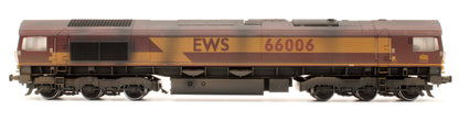 Pre-Owned 32-725 Class 66006 EWS Diesel Locomotive - Renumbered - DCC Fitted - Custom Weathered
