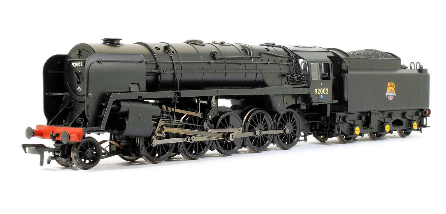 Pre-Owned 9F 2-10-0 Standard 92002 BR Black Early Crest BR1G Tender Steam Locomotive - DCC Fitted