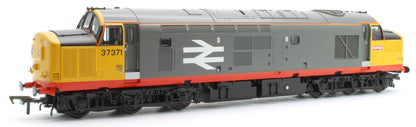 Pre-Owned 35-305 Class 37/0 Centre Headcode 37371 BR Railfeight (Red Stripe) Diesel Locomotive - DCC Fitted
