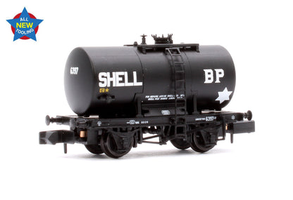 20T Anchor-Mounted Tank Wagon 'Shell/BP' Black No. 6397