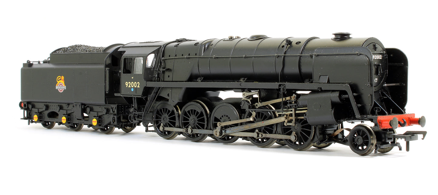 Pre-Owned 9F 2-10-0 Standard 92002 BR Black Early Crest BR1G Tender Steam Locomotive - DCC Fitted