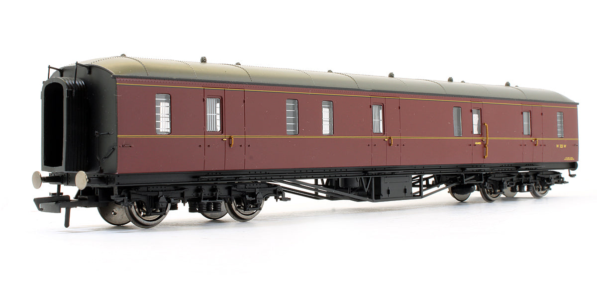 Pre-Owned BR Maroon Hawksworth Passenger Brake Coach 'W325W'