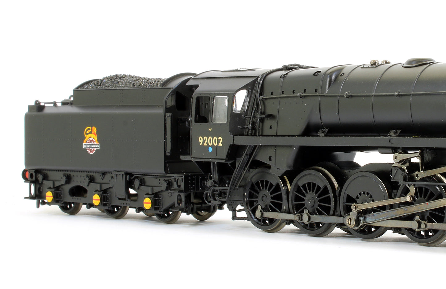 Pre-Owned 9F 2-10-0 Standard 92002 BR Black Early Crest BR1G Tender Steam Locomotive - DCC Fitted