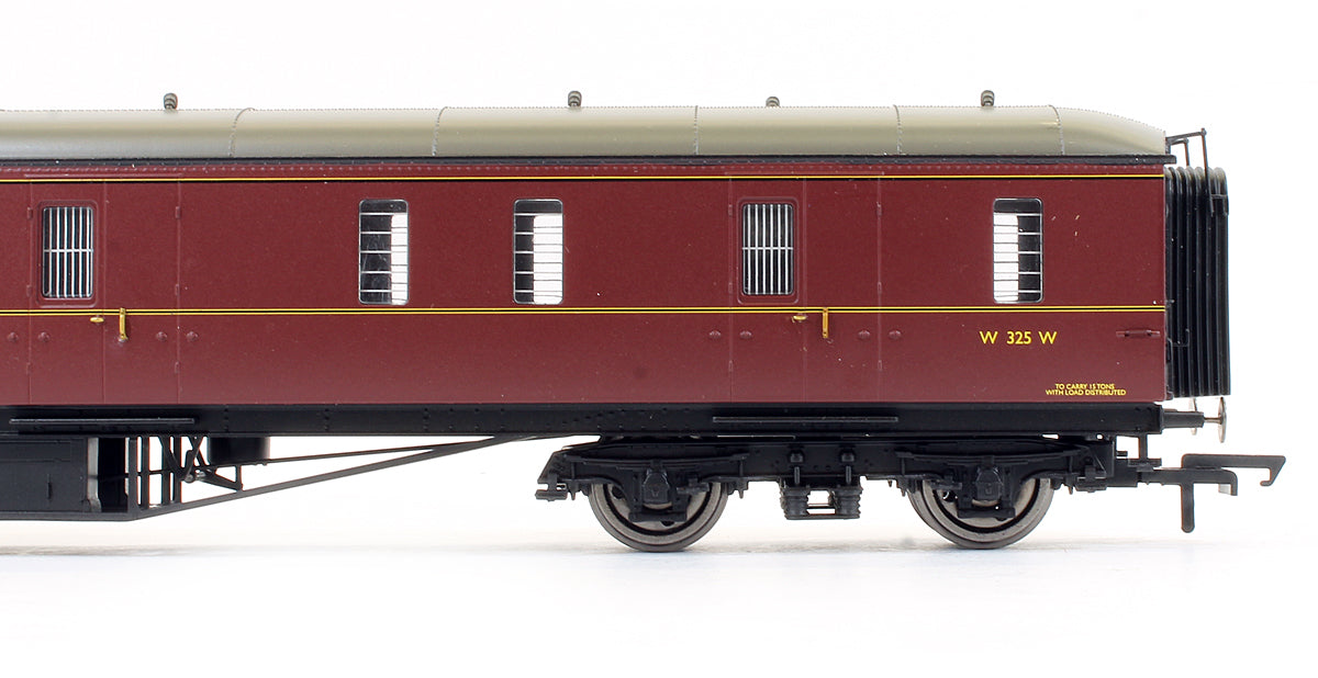 Pre-Owned BR Maroon Hawksworth Passenger Brake Coach 'W325W'