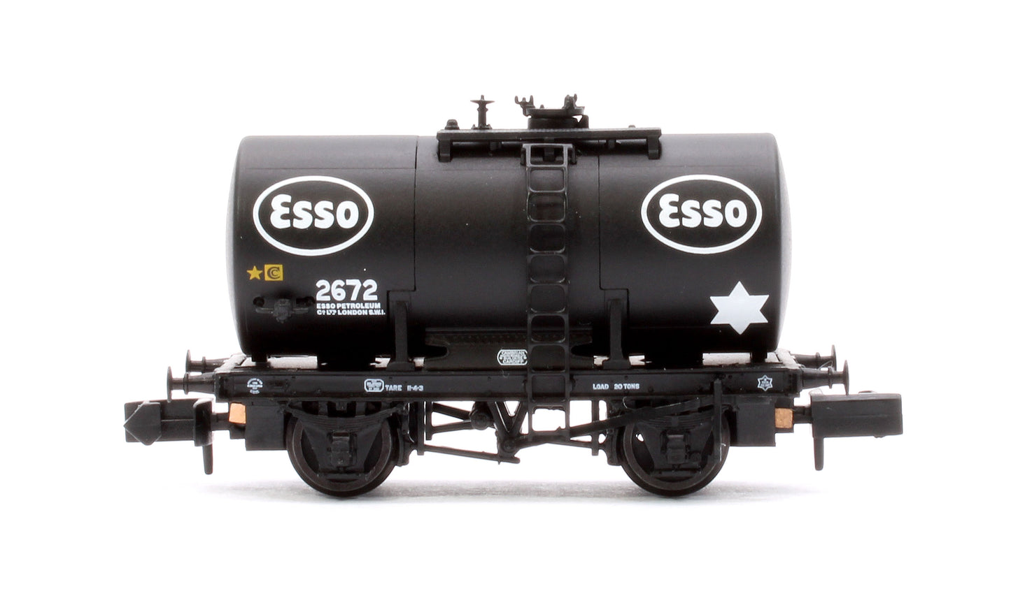 20T Anchor-Mounted Tank Wagon 'Esso' Black No. 2672