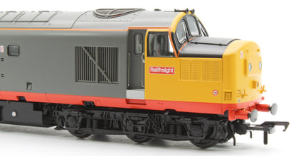 Pre-Owned 35-305 Class 37/0 Centre Headcode 37371 BR Railfeight (Red Stripe) Diesel Locomotive - DCC Fitted