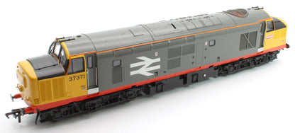 Pre-Owned 35-305 Class 37/0 Centre Headcode 37371 BR Railfeight (Red Stripe) Diesel Locomotive - DCC Fitted