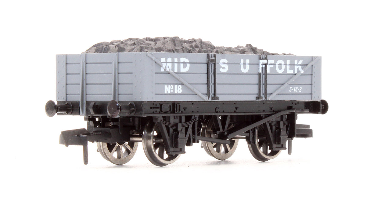 Mid-Suffolk-18 Pre-Owned 'Mid Suffolk' 4 Plank Wagon No.18 - Special Edition