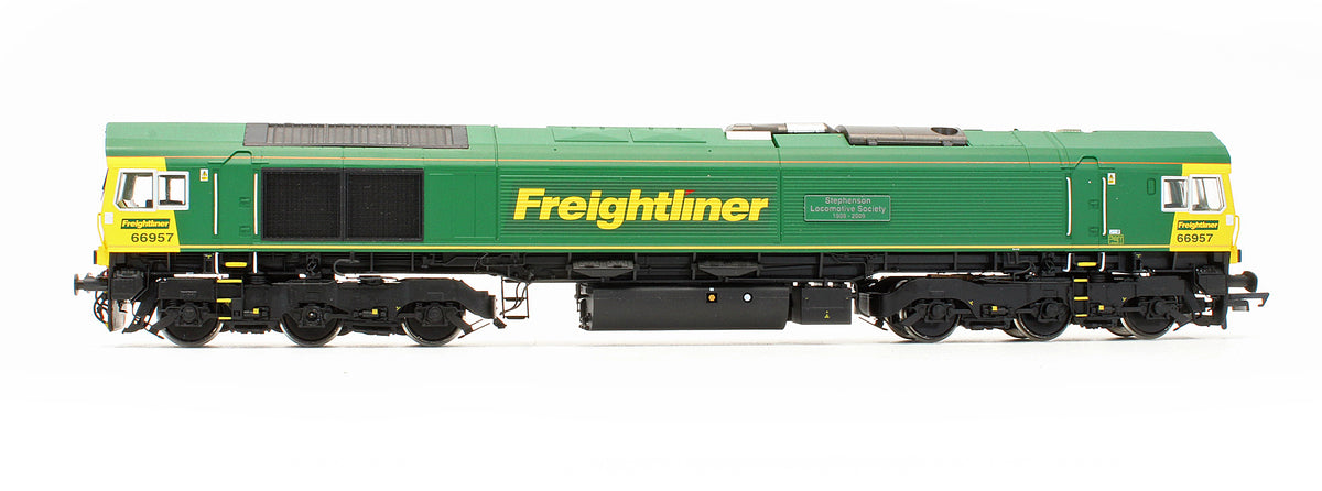 Pre-Owned Class 66957 'Stephenson Locomotive Society 1909 - 2009' Freightliner Diesel Locomotive - DCC Sound