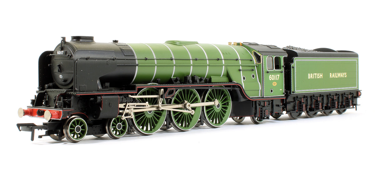 Class A1 60117 British Railways Apple Green Steam Locomotive