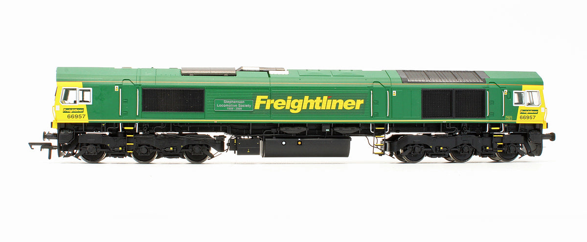 Pre-Owned Class 66957 'Stephenson Locomotive Society 1909 - 2009' Freightliner Diesel Locomotive - DCC Sound