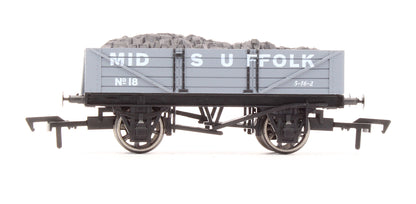 Mid-Suffolk-18 Pre-Owned 'Mid Suffolk' 4 Plank Wagon No.18 - Special Edition