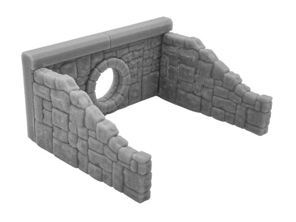 OO / HO Gauge Stone Culvert – Resin Railway Model, Unpainted Model Kit