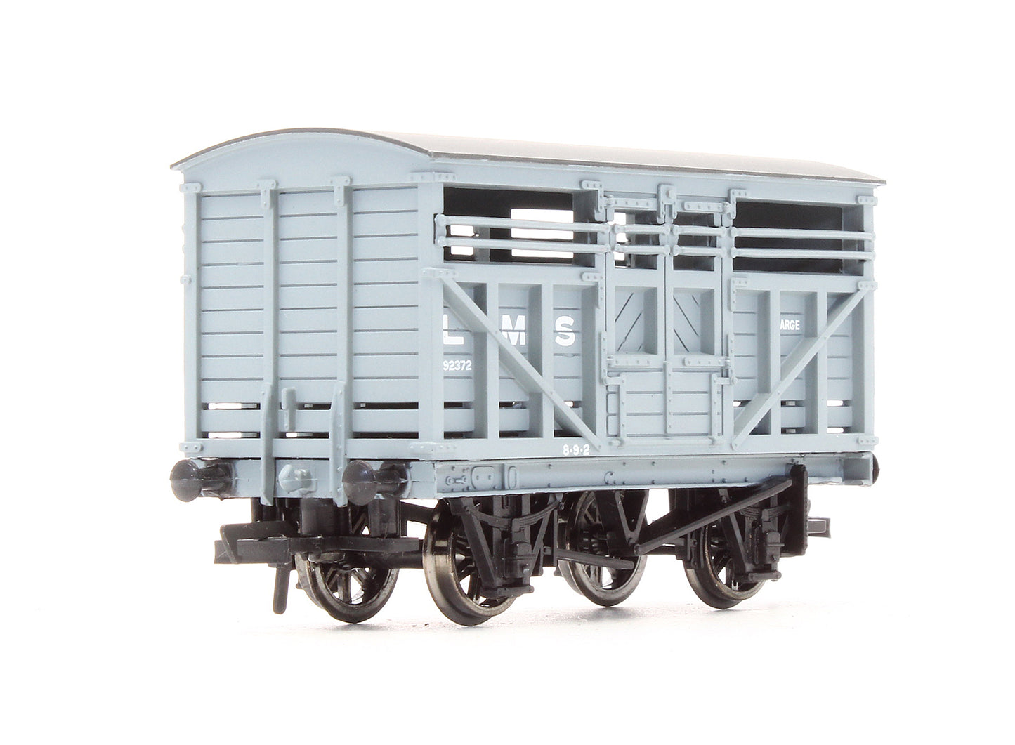 Pre-Owned 33-652C Cattle Wagon LMS Grey '292372'