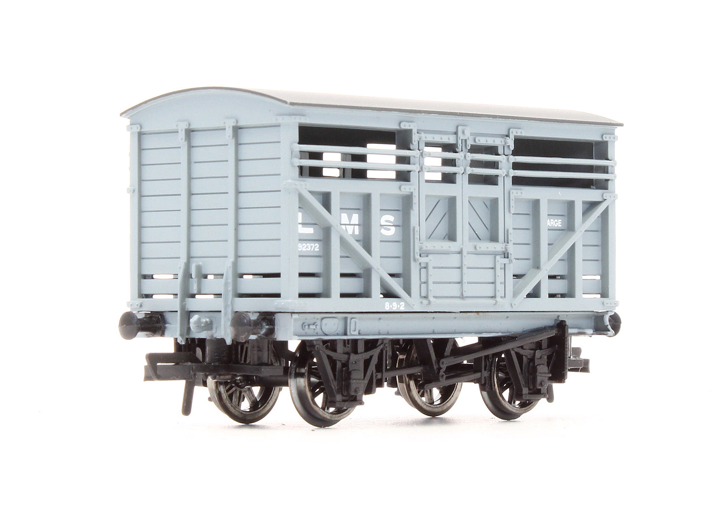Pre-Owned 33-652C Cattle Wagon LMS Grey '292372'
