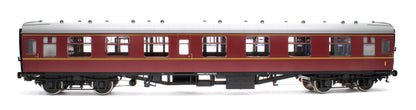 BR Mk1 Maroon CK Unnumbered with Window Beading - DCC Fitted