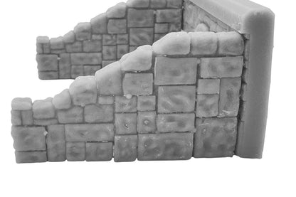 OO / HO Gauge Stone Culvert – Resin Railway Model, Unpainted Model Kit