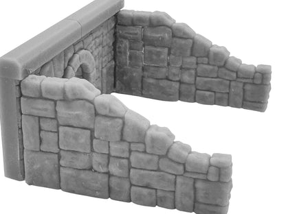 OO / HO Gauge Stone Culvert – Resin Railway Model, Unpainted Model Kit