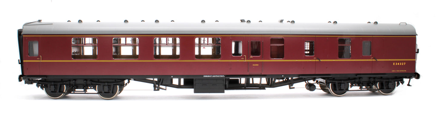 BR Mk1 Maroon BSK E34327 with Window Beading - DCC Fitted