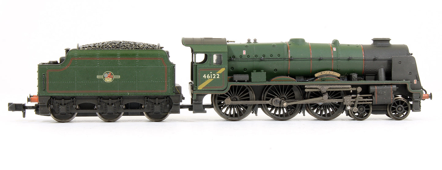 Pre-Owned 372-579 Rebuilt Royal Scot 46122 'Royal Ulster Rifleman' BR Green Late Crest Steam Locomotive - Weathered - DCC Fitted