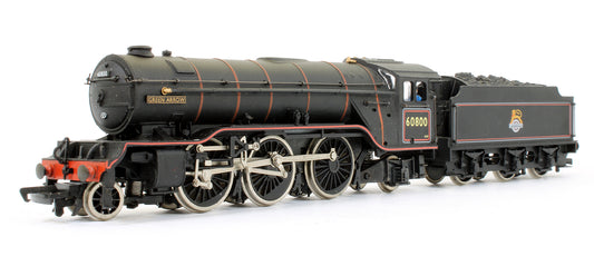 Pre-Owned V2 60800 'Green Arrow' BR Lined Black Early Emblem Steam Locomotive