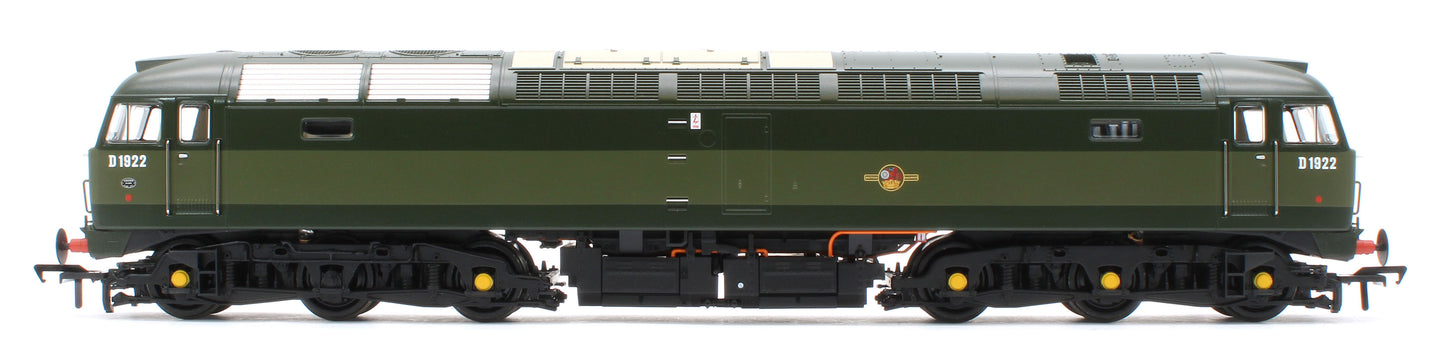 35-410ASF Class 47/0 D1922 BR Two-Tone Green (Small Yellow Panels) Diesel Locomotive - DCC Sound