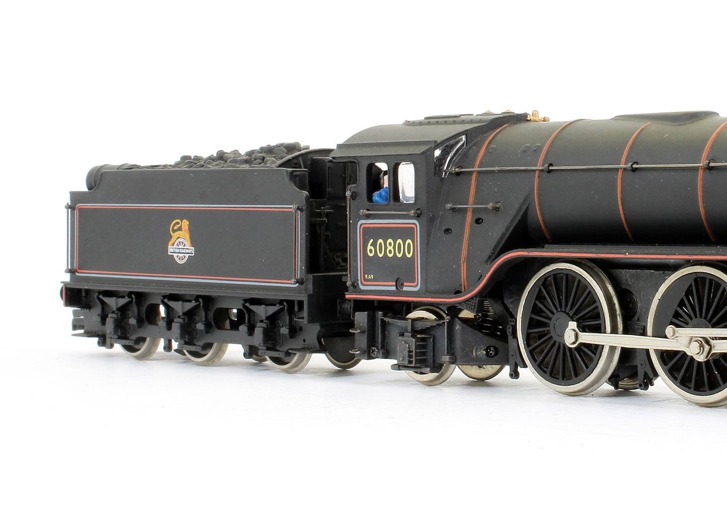 Pre-Owned V2 60800 'Green Arrow' BR Lined Black Early Emblem Steam Locomotive