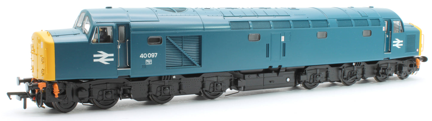 Class 40 Disc Headcode 40097 BR Blue Diesel Locomotive - DCC Sound