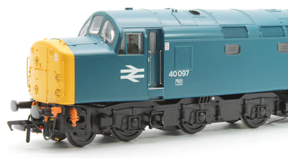 Class 40 Disc Headcode 40097 BR Blue Diesel Locomotive - DCC Sound