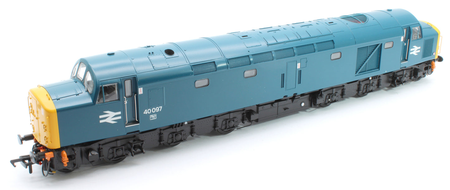 Class 40 Disc Headcode 40097 BR Blue Diesel Locomotive - DCC Sound