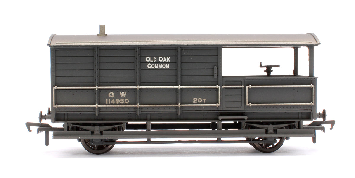 Pre-Owned 20 Ton GWR Grey Toad Brake Van - Old Oak Common '114950' - Weathered
