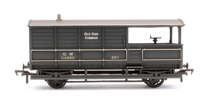 Pre-Owned 20 Ton GWR Grey Toad Brake Van - Old Oak Common '114950' - Weathered