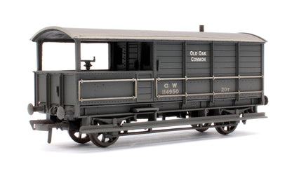 Pre-Owned 20 Ton GWR Grey Toad Brake Van - Old Oak Common '114950' - Weathered