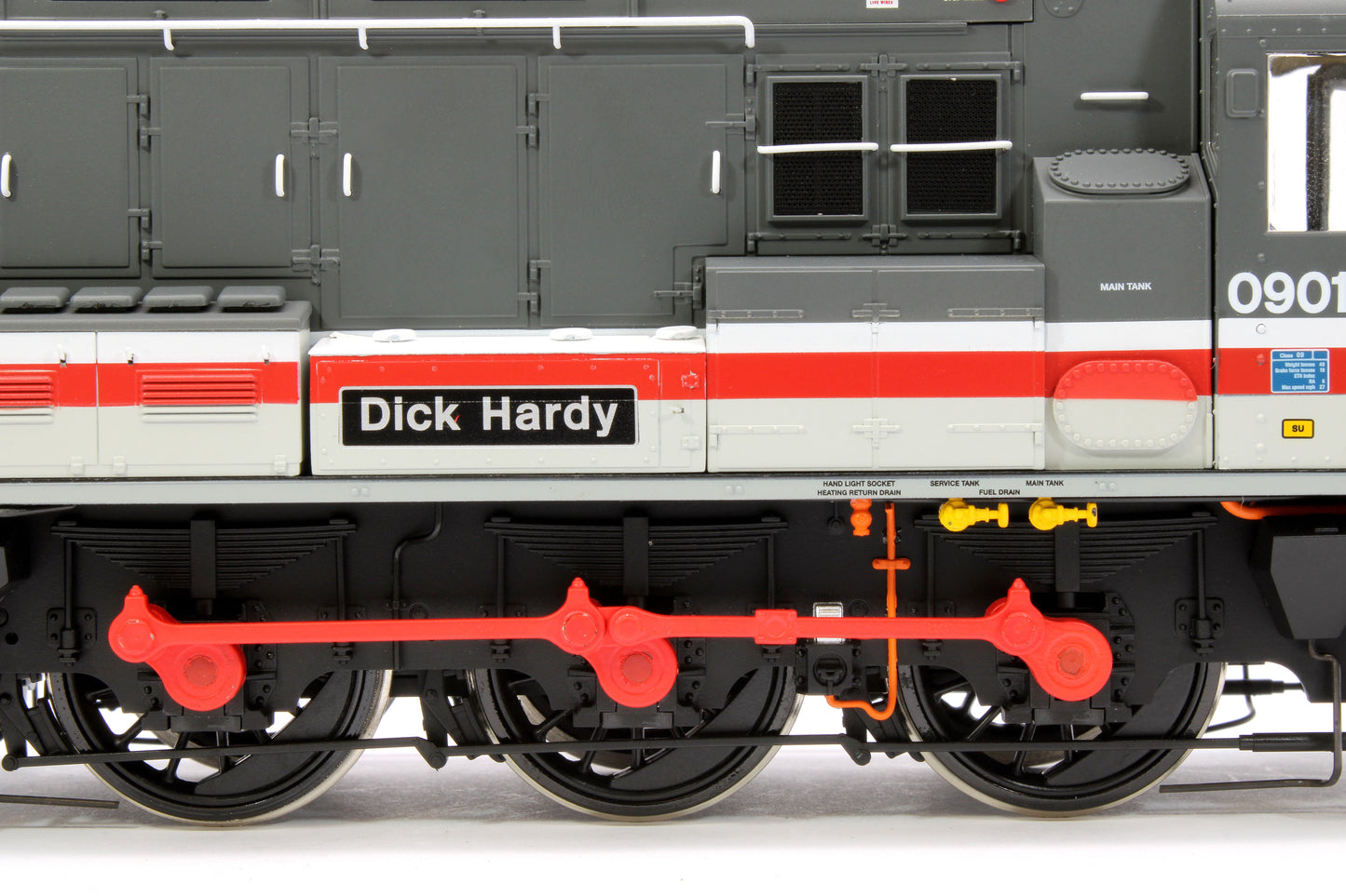 Class 09 012 'Dick Hardy' Intercity Grey Diesel Shunter Locomotive - DCC Sound