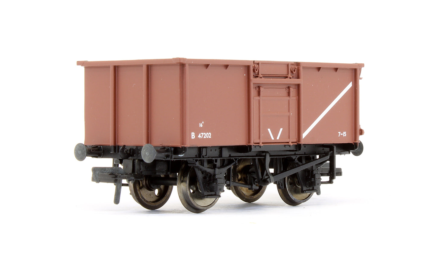 Pre-Owned 37-226C 16 Ton Steel Mineral Wagon BR Bauxite With Top Flap Doors 'B 47202'