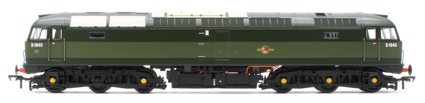 35-410BSFX Class 47/0 D1940 BR Two-Tone Green (Small Yellow Panels) Diesel Locomotive - DCC Sound Deluxe