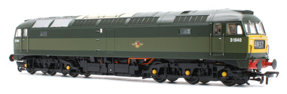35-410BSF Class 47/0 D1940 BR Two-Tone Green (Small Yellow Panels) Diesel Locomotive - DCC Sound