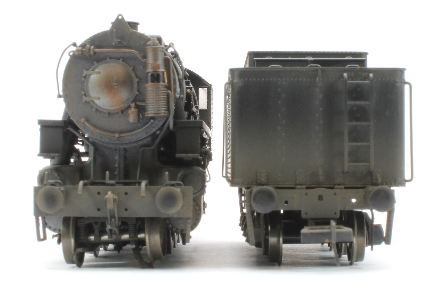 Bespoke Weathered 926001 USATC S160 2-8-0 GWR Wartime Black U.S.A on Tender No.1604 Steam Locomotive - Deluxe Weathered