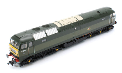 35-410BSFX Class 47/0 D1940 BR Two-Tone Green (Small Yellow Panels) Diesel Locomotive - DCC Sound Deluxe