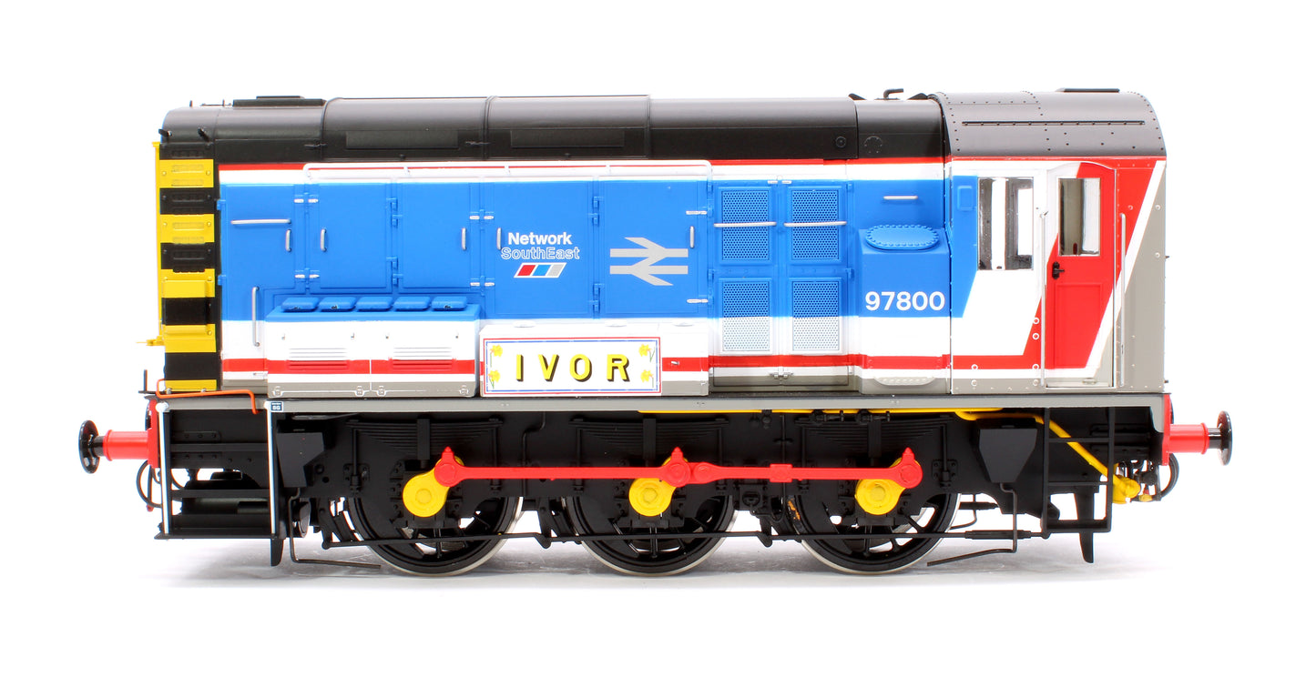 Class 97 800 Ivor Network SouthEast Diesel Shunter Locomotive