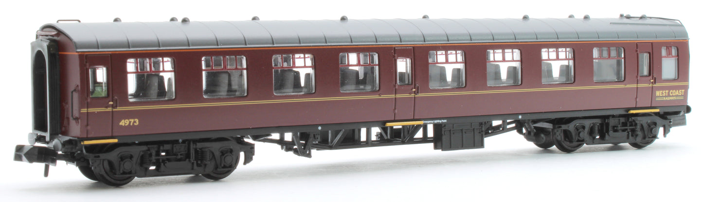 BR Mk1 TSO Tourist Second Open WCRC Maroon No.4973