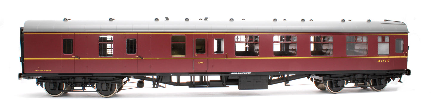 BR Mk1 Maroon BSK Sc34317 with Window Beading