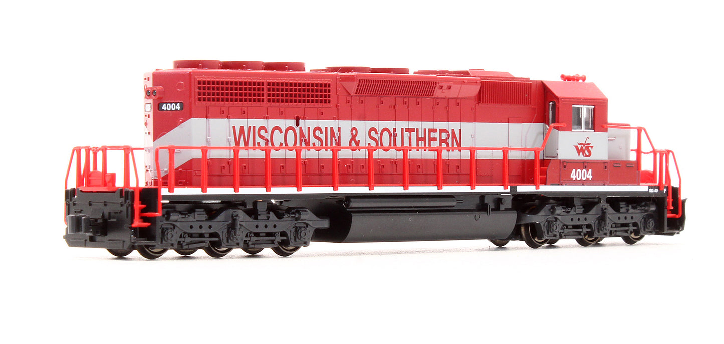 176-4814 Pre-Owned SD40-2 Early With Dynamic Brake Diesel Locomotive Wisconsin & Southern - Road #4004