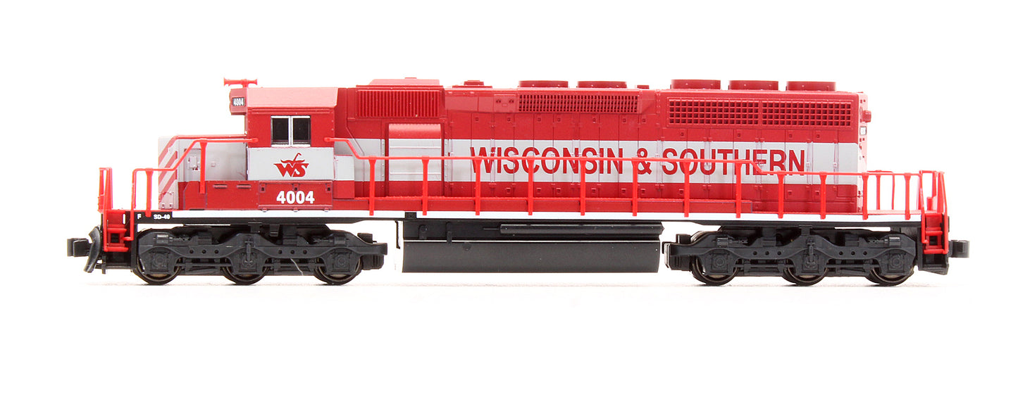 176-4814 Pre-Owned SD40-2 Early With Dynamic Brake Diesel Locomotive Wisconsin & Southern - Road #4004
