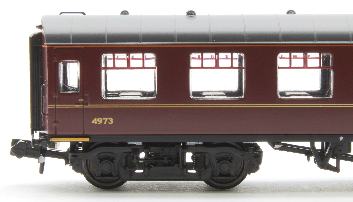 BR Mk1 TSO Tourist Second Open WCRC Maroon No.4973