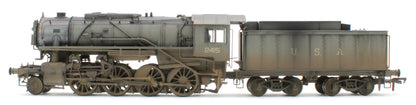 Bespoke Weathered 926002 USATC S160 2-8-0 LMS Wartime Dark Grey U.S.A on Tender No.2415 Steam Locomotive - Deluxe Weathered