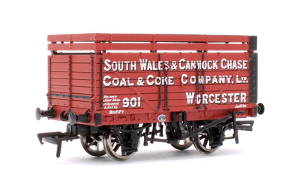 Pre-Owned 7 Plank Wagon With Coke Rails 'South Wales & Cannock Chase'