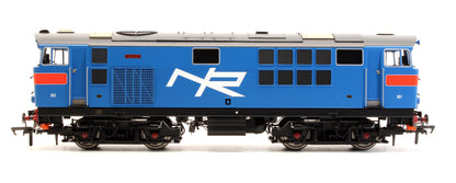 Pre-Owned IRM1324 NIR Blue wit h Red Chervrons DL Class Hunslet 101 'Eagle' Diesel locomotive