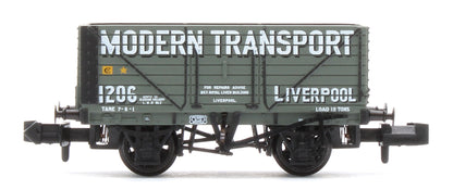 377-129 8 Plank Wagon End Door 'Modern Transport Liverpool' Grey No.1206